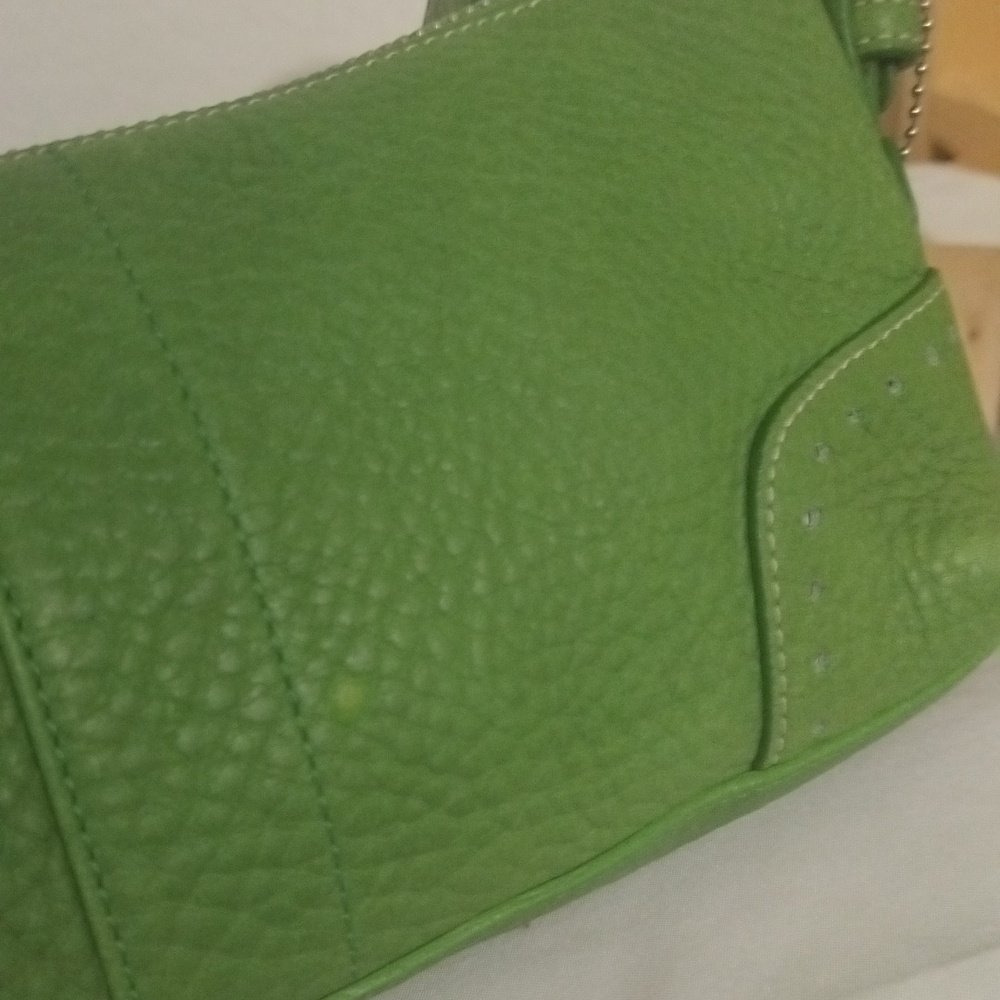 Coach Y2K Hamilton Green Pebbled Leather - Picture 5 of 7